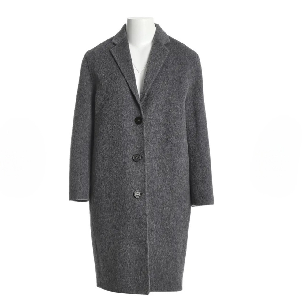 Acne Charcoal Longline Coat Size 34